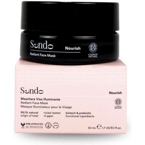 Sendo - Nourish Radiant Face Mask - Verhelderend Masker - 50 ml - Veganistisch