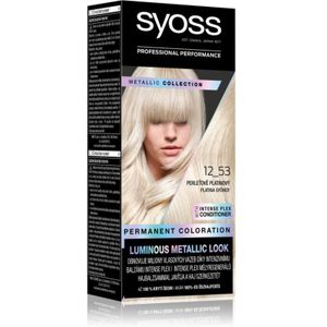 Syoss - Color Metallic Collection - Permanente Haarkleuring - 12_53 Platinum Pearl