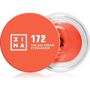 3INA The 24H Cream Eyeshadow Crèmige Oogschaduw Tint 172 - Electric Orange 3 ml