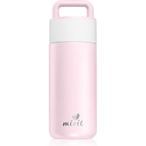 MIXIT 2go thermo drinkfles kleur Pink 420 ml