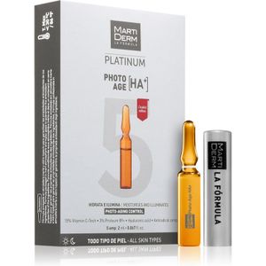MartiDerm - Platinum Photo Age HA+ - Gezichtsserum - 5x2 ml