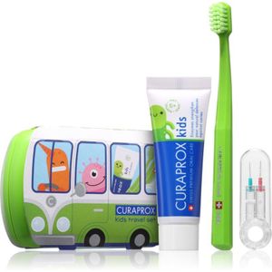 Curaprox Kids Travel Set cosmetica reisset voor Tanden, Tong en Tandvlees voor Kinderen 1 st