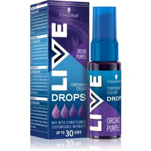 Schwarzkopf - LIVE Drops - Tijdelijke Kleurhaar - Orchid Purple - 30 ml