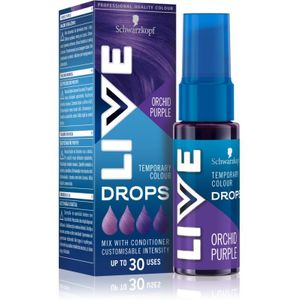 Schwarzkopf LIVE Drops Tijdelijke Kleurhaar Schaduw Tint Orchid Purple 30 ml