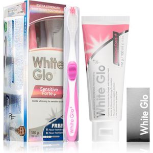 White Glo - Sensitive Forte Tandverzorgingsset - Whitening Tandpasta - Unisex