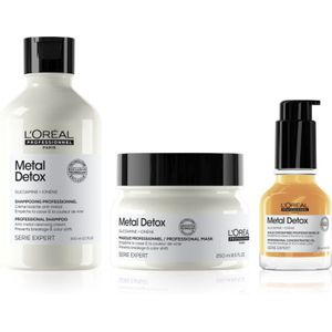 L’Oréal Professionnel - Serie Expert Metal Detox - Haarverzorgingsset - Gekleurd en Beschadigd Haar