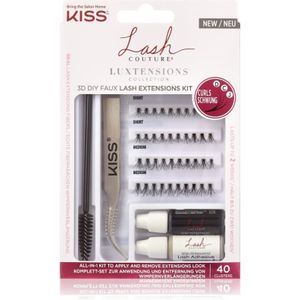 KISS - Lash Couture LuXtension Collection - DIY Wimperverlengingsset - Zwart - 40 Wimperextensions