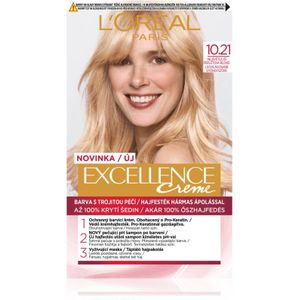 L’Oréal Paris Excellence Creme Haarkleuring Tint 10.21 Very Light Pearl Blonde 1 st