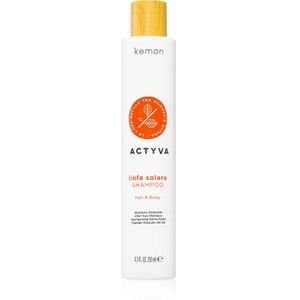 Kemon - Actyva Linfa Solare - Shampoo - 250 ml - Voor Vrouwen