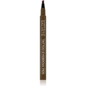 Gabriella Salvete - Tattoo Eyebrow Pen - Wenkbrauw Pen - 03 Dark Brown - 0,28 gr