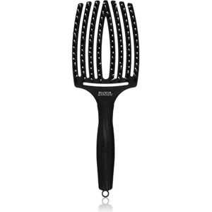 Olivia Garden Fingerbrush Combo Grote Platte Borstel met nylon en varkenshaar Large 1 st