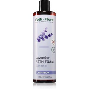 Folk & Flora - Lavender - Badschuim - 400 ml