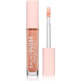 puroBIO Cosmetics BalmyGloss Voedende Lipgloss Tint 03 Shimmering Soft Peach 4.2 g