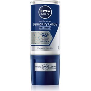 Nivea Men Derma Dry Control - Antitranspirant Roller - 50 ml - Deodorants