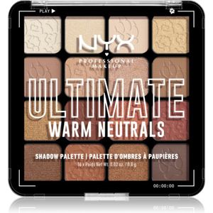 NYX Professional Makeup Ultimate Shadow Palette Oogschaduw Tint Warm Neutrals 16x0,8 g