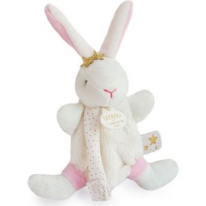 Doudou Gift Set Bunny With Pacifier Gift Set voor Kinderen vanaf Geboorte Pink 1 st