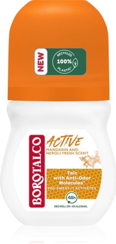 Borotalco Active Mandarin & Neroli Verfrissende Roll-On Deo 50 ml