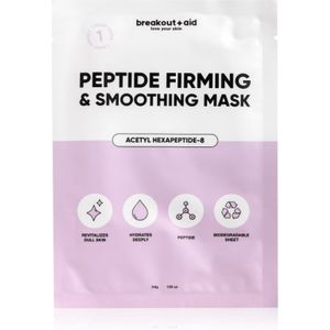 breakout + aid Peptide Firming & Smoothing Mask Cellaag Masker met peptiden 34 g