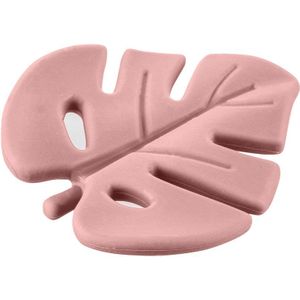 Zopa Silicone Teether Leaf bijtring Old Pink 1 st