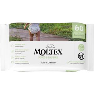 Moltex Pure & Nature Baby Wipes vochtige doekjes voor kinderen 60 st