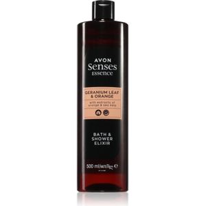 Avon - Senses Essence Geranium Leaf & Orange - Badschuim - 500 ml