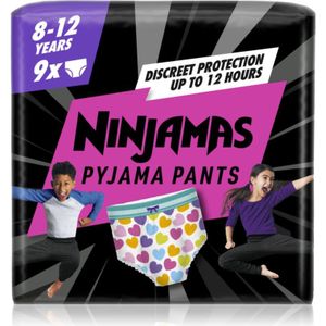 Pampers Ninjamas Pyjama Pants pyjamaluier 27-43 kg Hearts 9 st