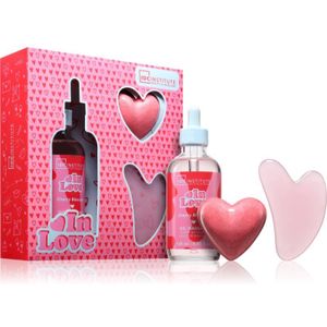 IDC Institute - In Love - Gift Set - Bruisballen voor Vrouwen - Massage Olie 120 ml - Badbom 50 g