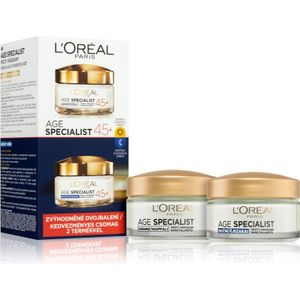 L’Oréal Paris - Age Specialist 45+ - Cosmetica set voor Vrouwen - 2 x 50 ml