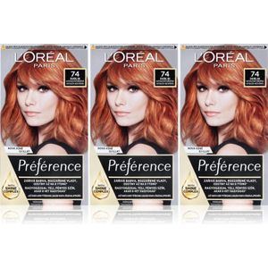 L’Oréal Paris Préférence Haarkleuring 74 Dublin (handige verpakking) Tint
