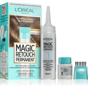 L’Oréal Paris Magic Retouch Permanent Getinte Uitgroei Verf met Applicator Tint 6 LIGHT BROWN