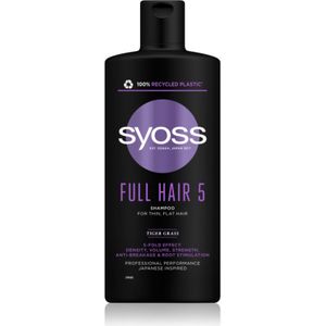 Syoss Full Hair 5 Shampoo voor Fijn Haar voor Volume en Vitaliteit 440 ml