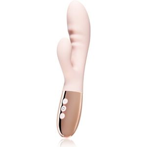 le Wand Blend Rabbit vibrator met clitorsstimulator rose gold 20,3 cm