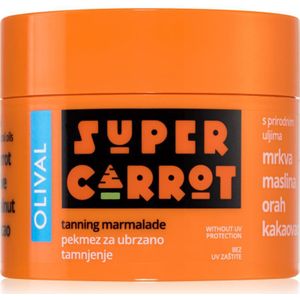 Olival SUPER Carrot Tanning Jam samenstelling voor versnelling en verlenging van bruining zonder Beschermingsfactor 100 ml