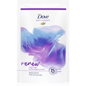 Dove - Bath Therapy Renew - Badzout - Wild Violet & Pink Hibiscus - 400 g