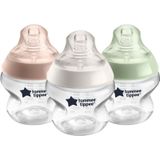 Tommee Tippee Closer To Nature Anti-colic Baby Bottles Set babyfles Slow Flow 0m+ 3x150 ml