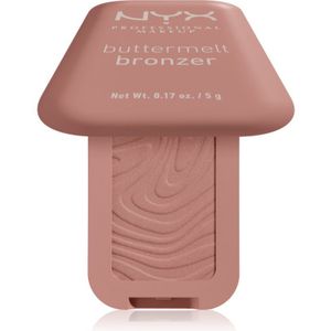 NYX Professional Makeup Buttermelt Bronzer Crèmige Bronzer Tint 01 Butta Cup 5 g