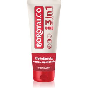 Borotalco - Shampoo voor Heren - Barnsteengeur - 3-in-1 - 200 ml