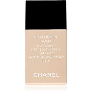 Chanel Vitalumiere Aqua Ultra Light Skin Perfecting Make up SFP 15  30ml/1oz#12 Beige Rose
