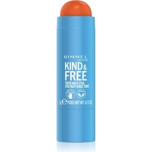Rimmel Kind & Free multifunctionele make-up voor ogen, lippen en gezicht Tint 004 Tangerine Dream 5 gr