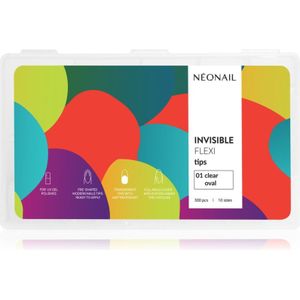 Flexi Tips - Ovale Flexibele Nageltips - Transparant - 300 Stuks