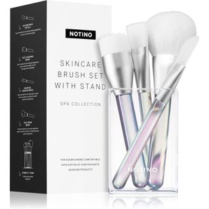 Notino Spa Collection Skincare brush set with stand penseelset voor huidverzorging