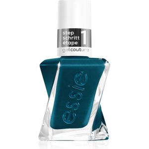 Essie - Gel Couture 402 Jewels And Jacquard Only - Nagellak - 13.5 ml - Groenachtige Petrolkleur