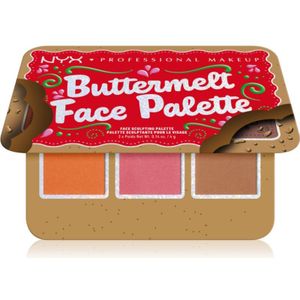 NYX - Holiday Buttermelt Gezichtspalet - Bronzer en Blush - Limited Edition