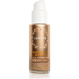 Lumene - Natural Glow - Foundation - Tint 5 Deep Tan - 30 ml - SPF 20