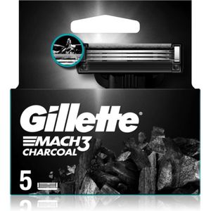 Gillette - Mach3 Charcoal - Scheermesjes - 5 Stuks