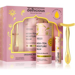 delhicious - MOISTURE MAGIC - Gift Set - Hydraterende Body Balsem en Lippenbalsem - Veganistisch