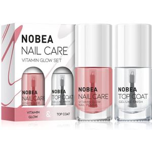 NOBEA - Nail Care - Nagellak Set - Vitamin Glow - 2 x 6 ml