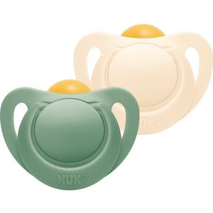 NUK for Nature fopspeen Green 6-18m 2 st