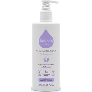 Kokoso Baby Kids - Reinigingsgel - Parfumvrij - 200 ml