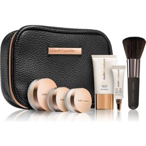 Nude by Nature Complexion Essentials Starter Kit Gift Set W2 Ivory
